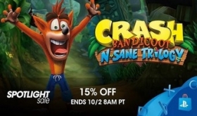 PlayStation Store Offering 15% Discount on Crash Bandicoot N. Sane Trilogy This Weekend