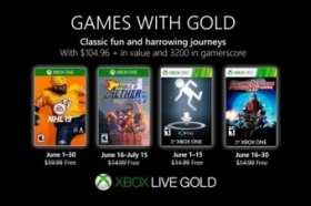 Xbox Games with gold games voor juni bekend